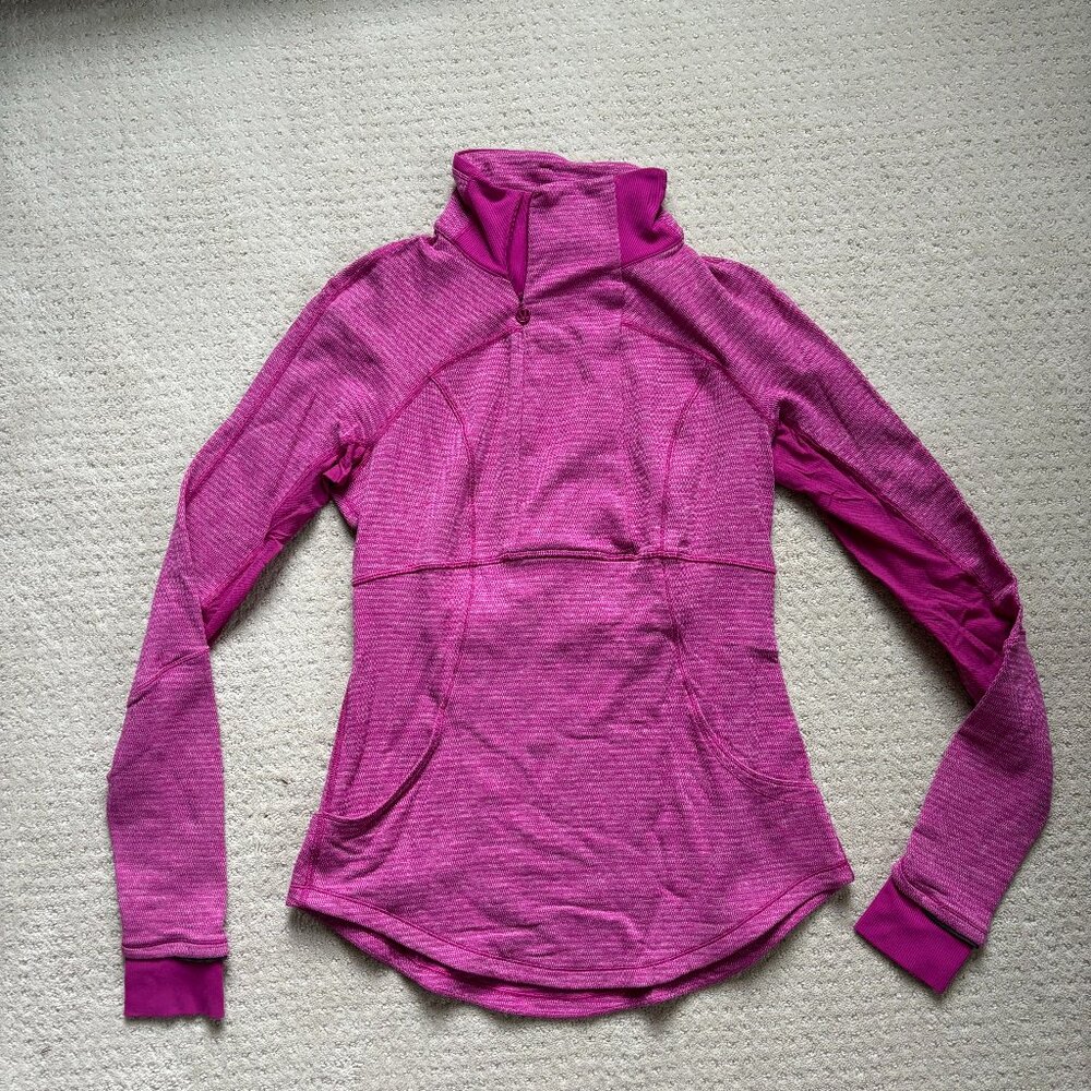 Lululemon Pink Pullover/Turtleneck Size 8